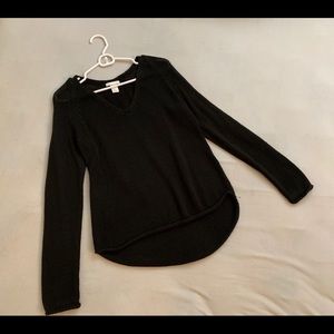 H&M black v-neck sweater